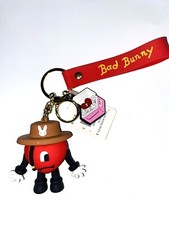 NEW Bad Bunny 3D Keychain Benito Antonio Mart nez Ocasio. Un Verano Sin Ti