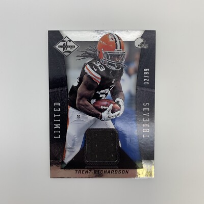 2013 Panini Limited Limited Threads #2/99 Trent Richardson #97 SSP Rare! Browns