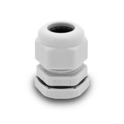 ARLI 50x Kabelverschraubung M20 x 1,5 mm IP68 Kabel Verschraubung 9 - 11 mm grau M20