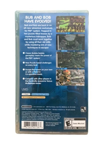 (PSP) Bubble Bobble Evolution 2006 - Rising Star Games Complete with Manual CIB - Image 3 of 3