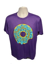 NYC Runs Go Nuts for Donuts 5k Run Adult Medium Purple Jersey
