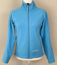 MARMOT WINDSTOPPER Full Zip Fleece Jacket Pockets Blue Wms Size S