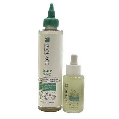 Biolage Scalp Sync Purifying Scalp Concentrate 6.8 fl.oz & Oil Serum 1.6 fl.oz 