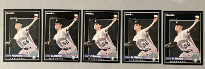 Dave Fleming 1992 Score Pinnacle Rookie Card #275 Lot of 5