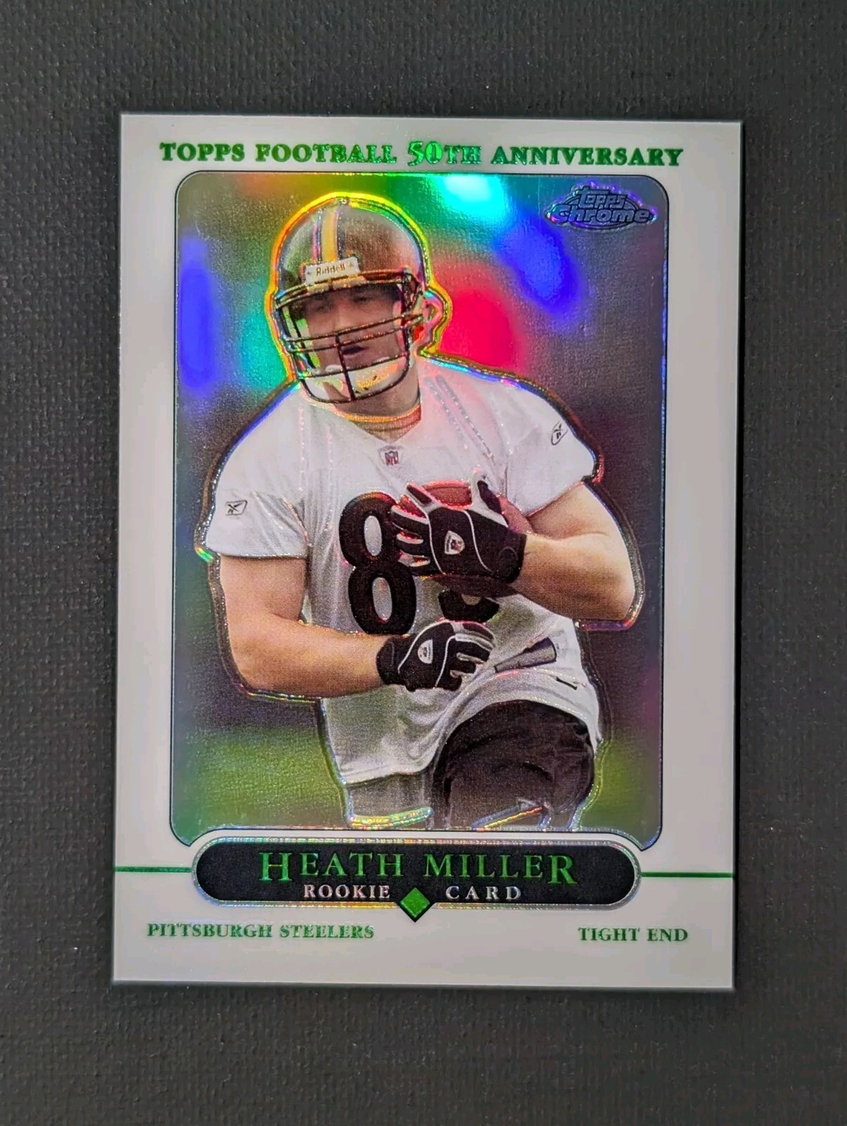 2005 Topps Chrome Refractor #183 Heath Miller RC 🏈