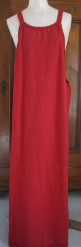 Rick Owens..Dark Shadow..Open Tank Dress..100% Cotton..Cherry!