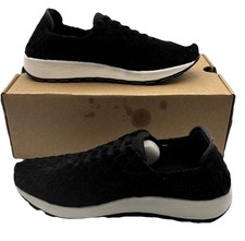 Bernie Mev NY Tara Vivaldi Black Woven Slip On Sneakers Women  s 39 8.5-9US NEW