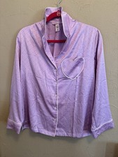 Victoria Secret Silk Pink 2 Piece Pajamas Set Small