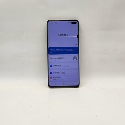 Samsung Galaxy S10 Plus G975U 128GB Prism Black (Verizon/Unlocked)