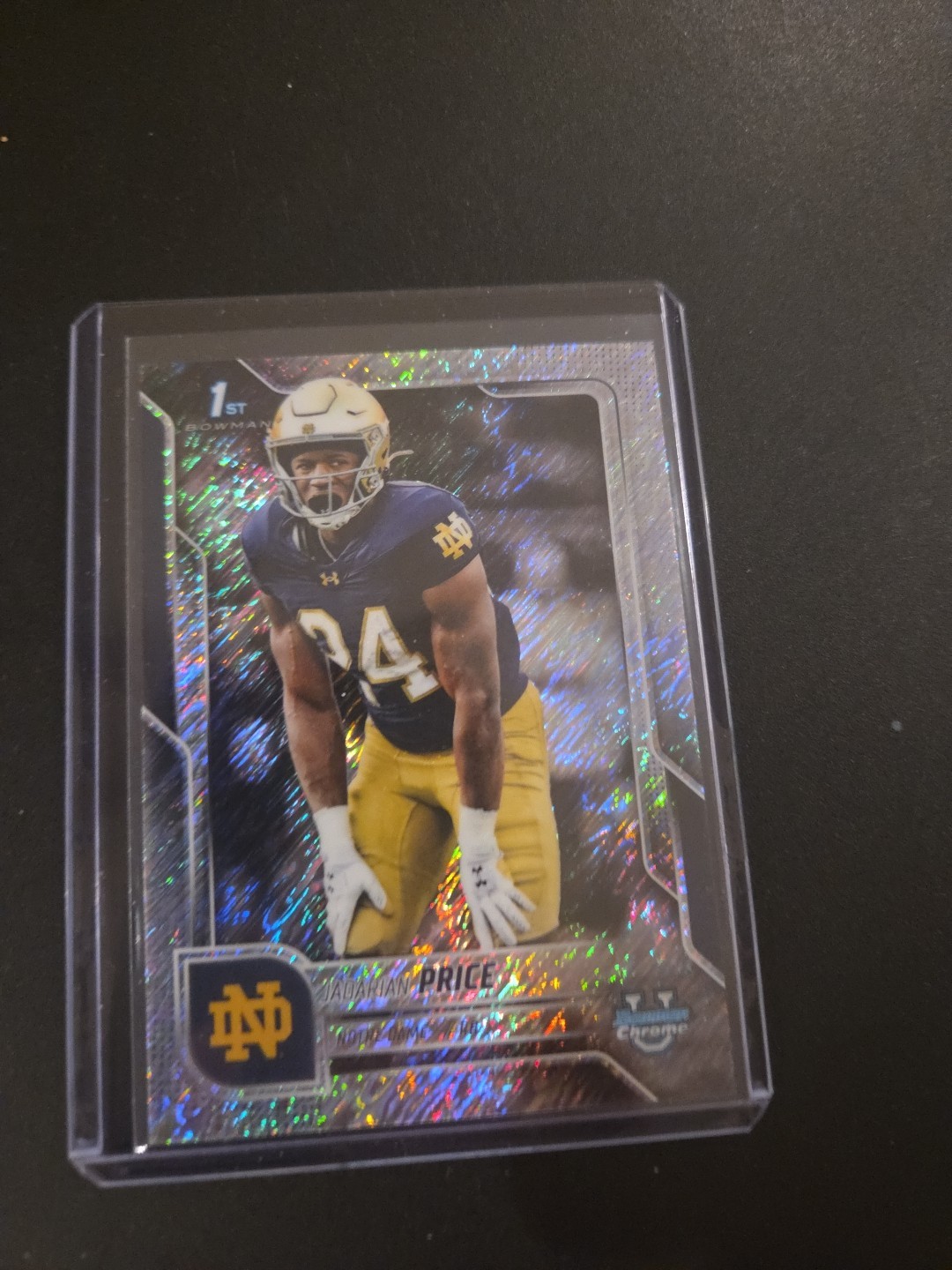 2025 Bowman U Chrome Jadarian Price #117 1st Bowman Shimmer Refractor RC SP