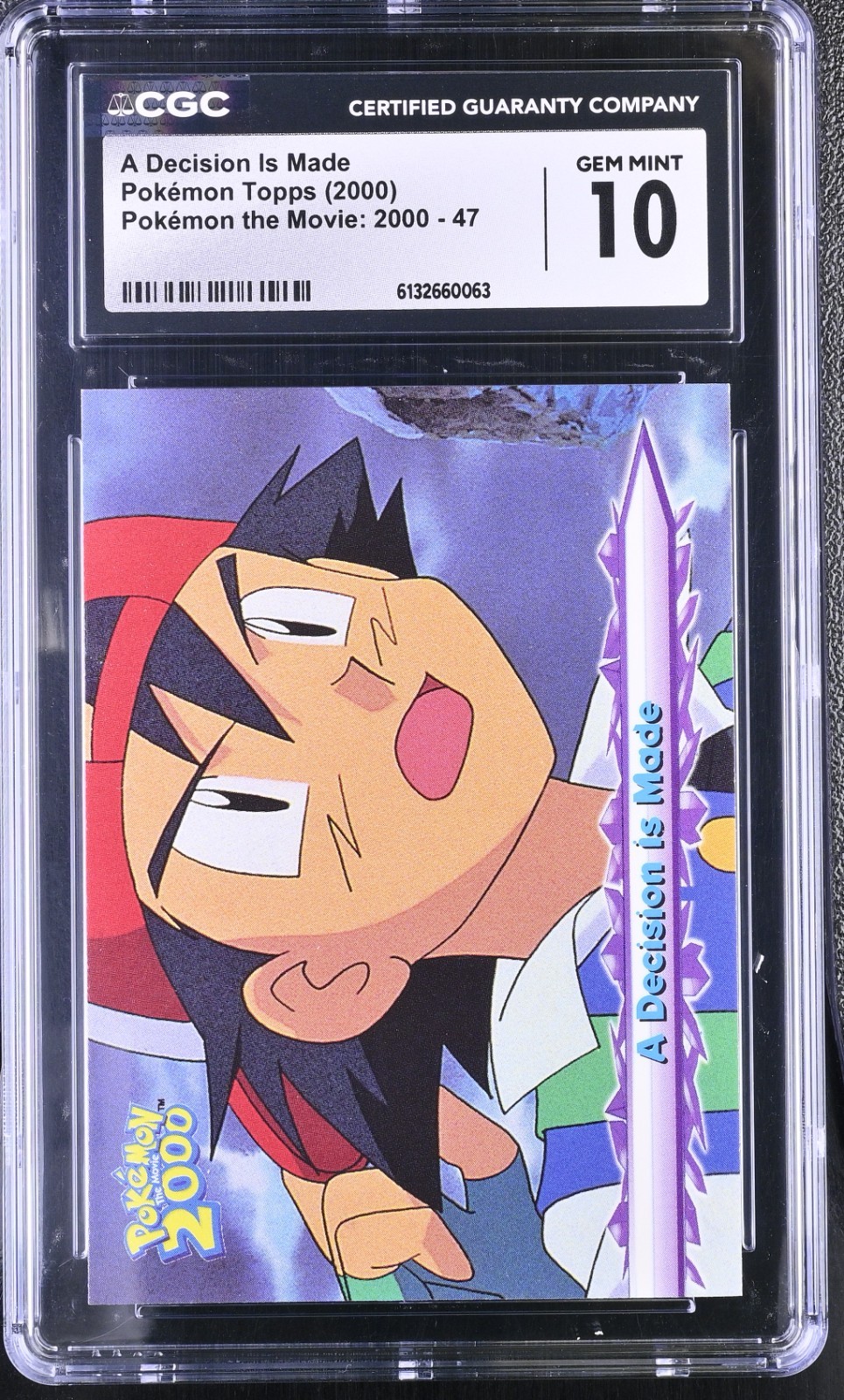 Pokemon Card A Decision Is Made 47 The Movie 2000 Topps CGC 10 GEM MINT