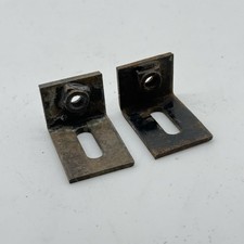 2 Porsche 356 Door Window Frame Support Bracket Pair Set