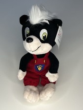 Wild Animal Baby Explorers Sammy The Skunk Plush In Overalls - Small