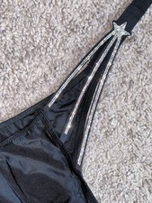 NWT VICTORIA'S SECRET BLING SHINE STARSTRUCK RHINESTONE BRAZILIAN PANTY - XL