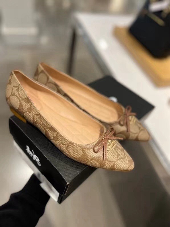 BALLET LEATHER ANNABEL COACH フラットシューズ Flats | B 9 BLK CS066 Flat, Ballet Abigail Women's COACH | Amazon.com バレエ