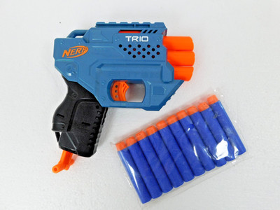Nerf Elite 2.0 Trio TD-3 Dart Blaster 3-Barrel Compact Gun
