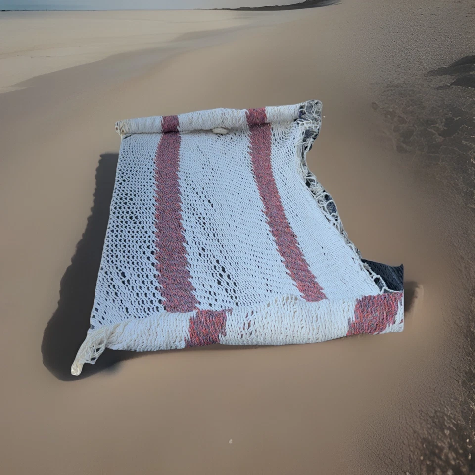 ¡Hamaca grande! 100% tejido a mano en Belice. Absolutamente hermoso nunca usado Foto 4 de 4