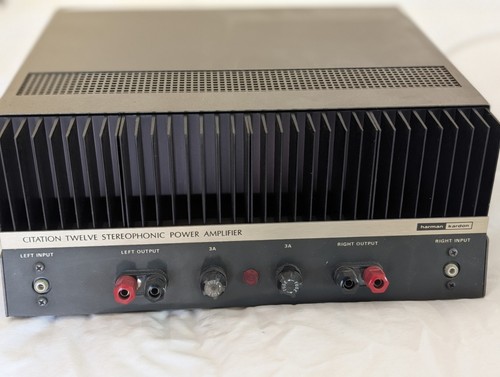 Harmon Kardon Stereo Amplifier, Citation 12