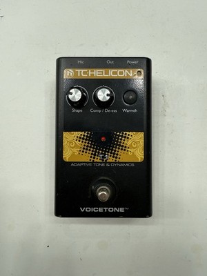 TC Helicon Voicetone T1 Adaptive Tone & Dynamic Vocal Effect Pedal + PSU