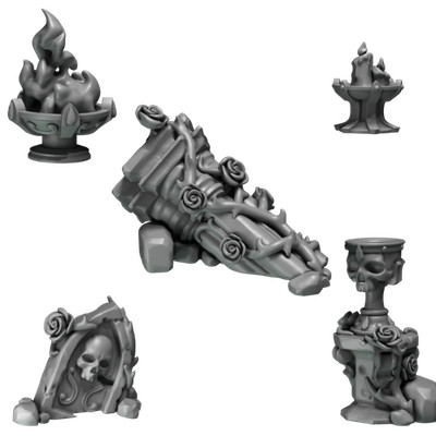 Kitbash Bits - Basing bits 2 CL - GreyTide Studio