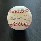 Ted Simmons signed Baseball Auto Cardinals TRISTAR 1st MLB Hit Inscription
