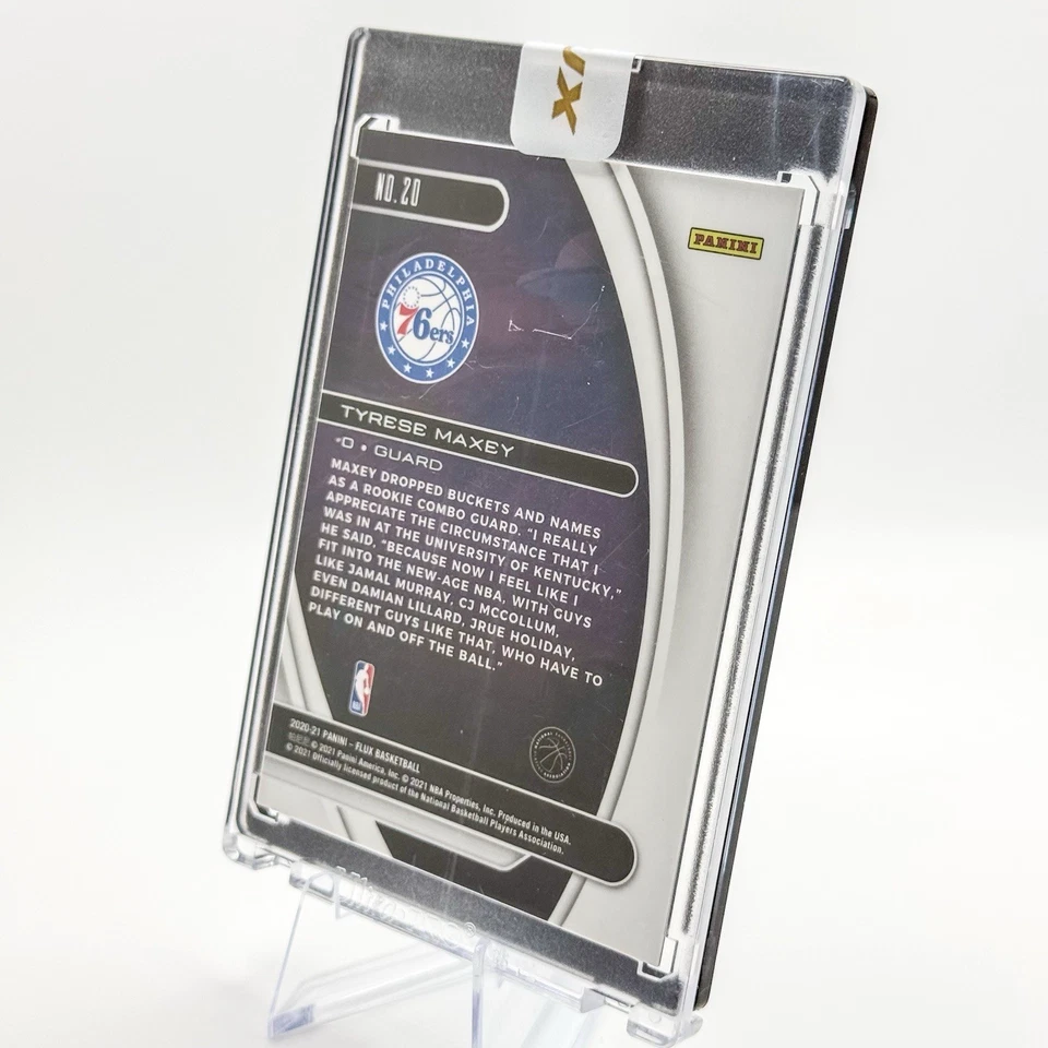 Tyrese Maxey (RC) 2020-21 Panini Flux Titan Rookie Case Hit #20 76ers Sealed 🔥 - Image 4 of 4