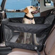 Dog Car Seat for Large Medium Dogs, Dog Car Seat Cover for Back Seat, Foldabl...