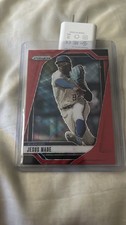 Jesus Made 2025 Panini Prizm Baseball Red Wave Prizm Milwaukee Brewers