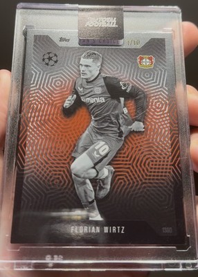 Topps Total Football 24/25 Florian Wirtz Fan s Choice Black 1/10 First Print