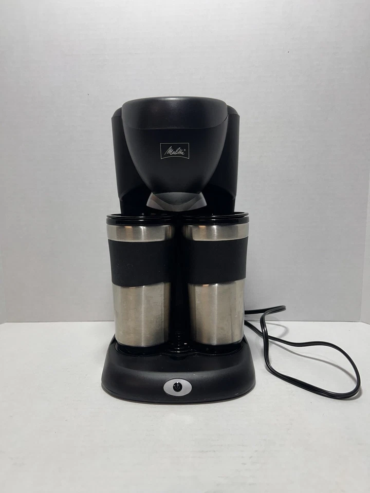 Melitta Take 2 Dual Stainless Steel Travel Drip Mug Coffee Maker (ME2TMB) - Image 3 of 4