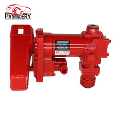Fuel Transfer Pump 15GPM 12V DC Rotary Vane Heavy Duty Cast Iron Gas Diesel