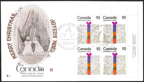 🍁Canada  #678 URpb   "CHRISTMAS GIFT BOX"   Brand New 1975  Fleetwood Cover