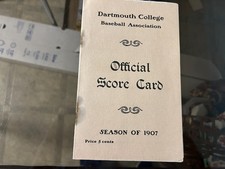 original complete 1907 ALABAMA CRIMSON TIDE college baseball game PROGRAM