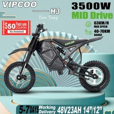 14in Mini Off-Road Electric Bicycle 3500W 40MPH E-Bike For Adult /e-hunting bike
