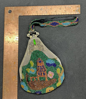 Antique early 1900’s beaded flapper purse