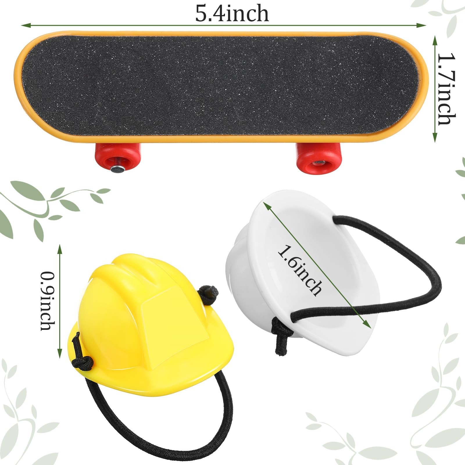 Chivao 5 Pieces Bearded Dragon Accessories Toy Set Bearded Dragon Leashes and Ha