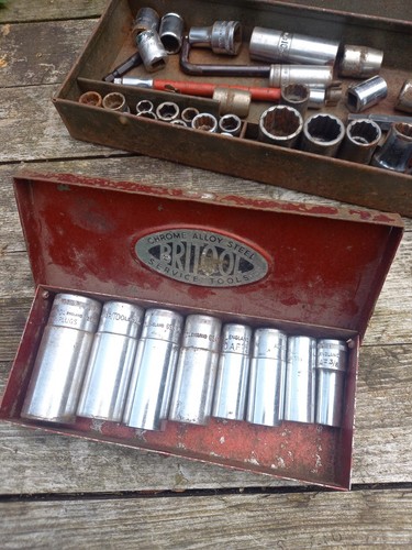 BRITOOL SOCKETS AND BARS IN 3 BRITOOL METAL CASES + EXTRAS - SMALLER SIZES - 第 2/10 張圖片