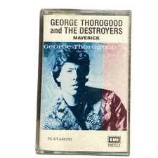 George Thorogood Maverick Cassette Tape EMI Blues Rock Boogie White Jewel AUS