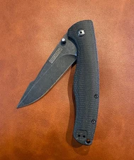 RoseCraft Blades Folding Knife Gray Micarta Handle D2 Plain Edge RCM001 ~Sharp~