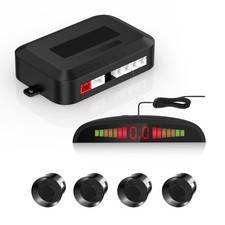Car Auto Vehicle Reverse Backup Radar System with 4 Parking Sensors Distance ...