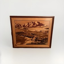 Hudson River Inlay  Alaskan Afternoon  Vintage Signed Jeff Nelson 1996 Rare