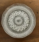 Anchor Hocking Wexford Plate Salad Sandwich VTG 6 Inch With Scalloped Edge Set 6