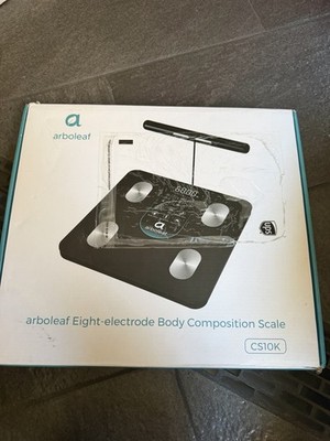 Arboleaf Eight-Electrode Body Composition Scale CS10K Digital Display Black Gold