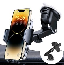 Car Phone Holder Dashboard Windshield Phone Mount Universal for iPhone Samsung