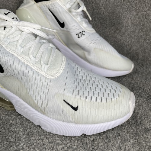 Nike Air Max 270 Weiß Schwarz Herren Sportschuhe Größe 9 UK / EUR 44 AH8050-100 2017 - Bild 4 von 24