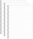 (3-Pack) Junior Size TUL Discbound Dotted Refill Paper, 8-Disc Disbound Inser...