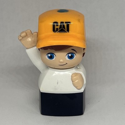 Mega Bloks CAT Dump Truck Construction Worker Replacement Figure Toy A7