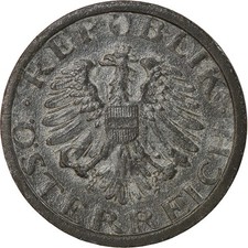 [#794432] Münze, Österreich, 10 Groschen, 1948, SS, Zinc, KM:2874