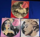 LOT-(3) VTG ORIG JAPAN PRESS Madonna PICTURE DISC LP VINYL ST/Like Virgin/True