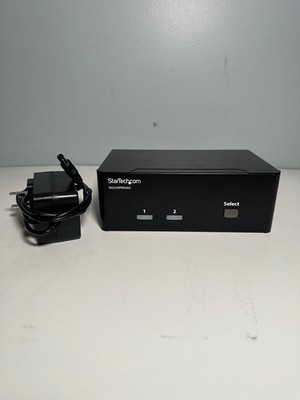 STARTECH.COM SV231DPDDUA2 2-PORT KVM SWITCH WITH DUAL DISPLAY PORT-4K 60HZ